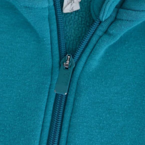 Diadora Teal Zip Up Hoodie Sweater Size Large - Picture 15 of 15